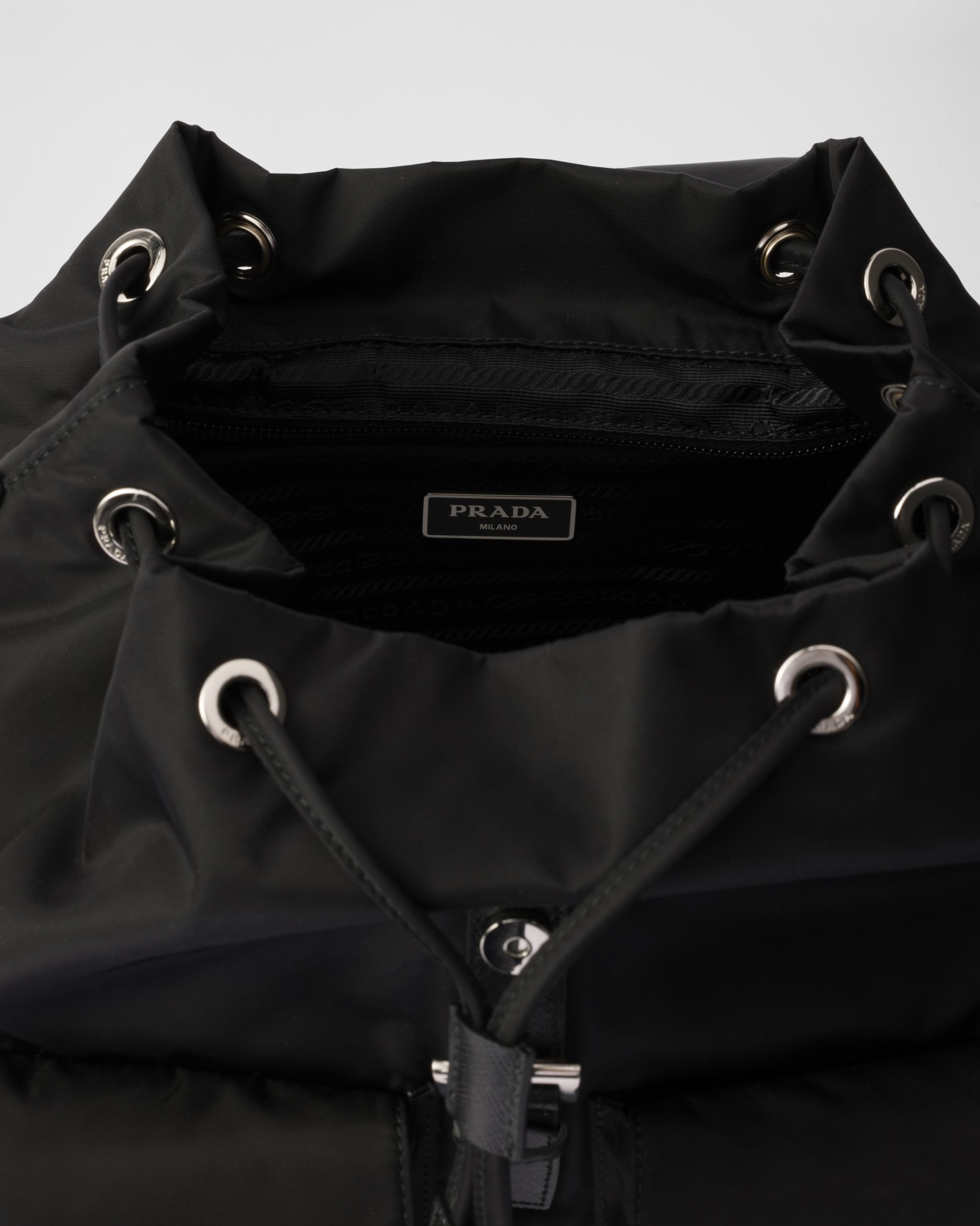 Prada Medium Re-Nylon backpack with pouch - Image 4